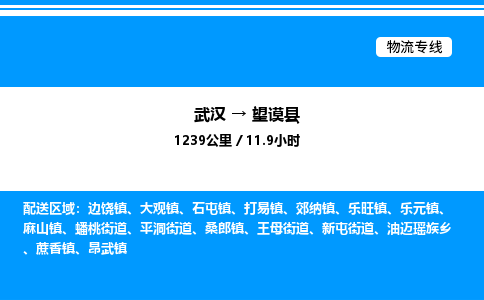 武漢到望謨縣物流專(zhuān)線(xiàn)-武漢至望謨縣貨運(yùn)公司